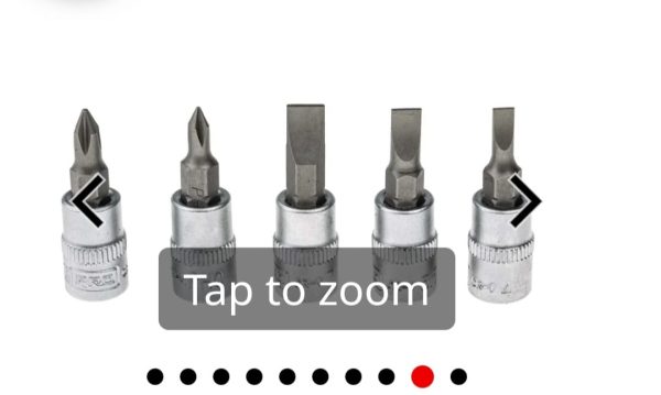 RS PRO 39-Piece Metric 1/4" Standard Socket/Bit Set with Ratchet - Image 7