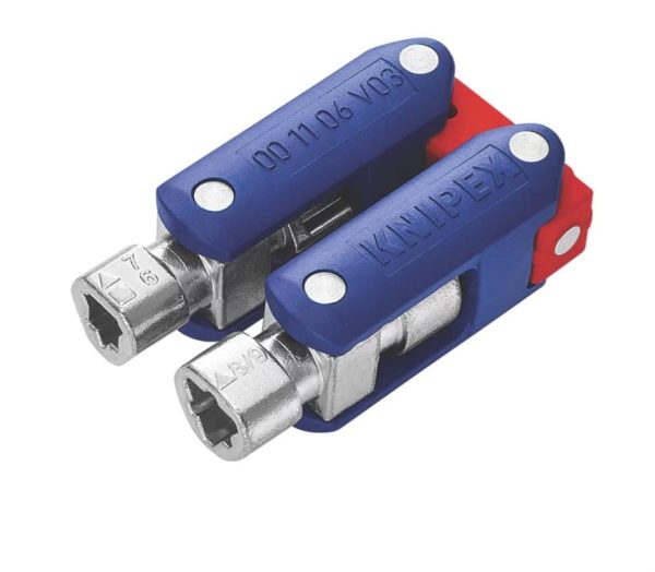 Knipex Diecast Zinc 9-way Control Cabinet Key, 5 → 11 mm Capacity - Image 7