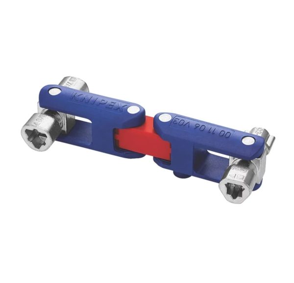 Knipex Diecast Zinc 9-way Control Cabinet Key, 5 → 11 mm Capacity - Image 5