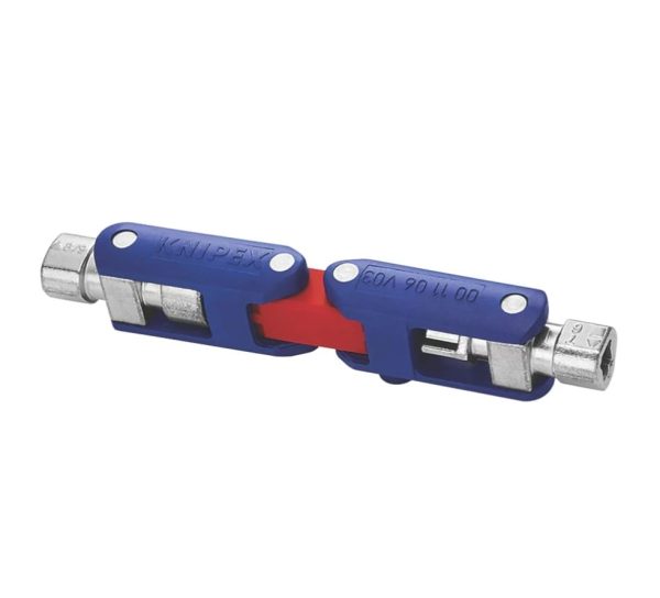 Knipex Diecast Zinc 9-way Control Cabinet Key, 5 → 11 mm Capacity - Image 6