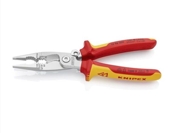 Knipex Multi-purpose pliers for electricians - Insulated 1000V - With spring - Fall prevention eyelet - Image 2