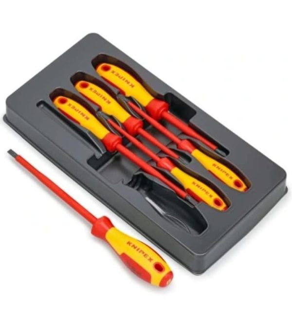 Knipex mixed VDE Screwdriver set, 6 PACK