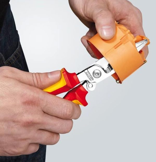 Knipex Multi-purpose pliers for electricians - Insulated 1000V - With spring - Fall prevention eyelet - Image 4
