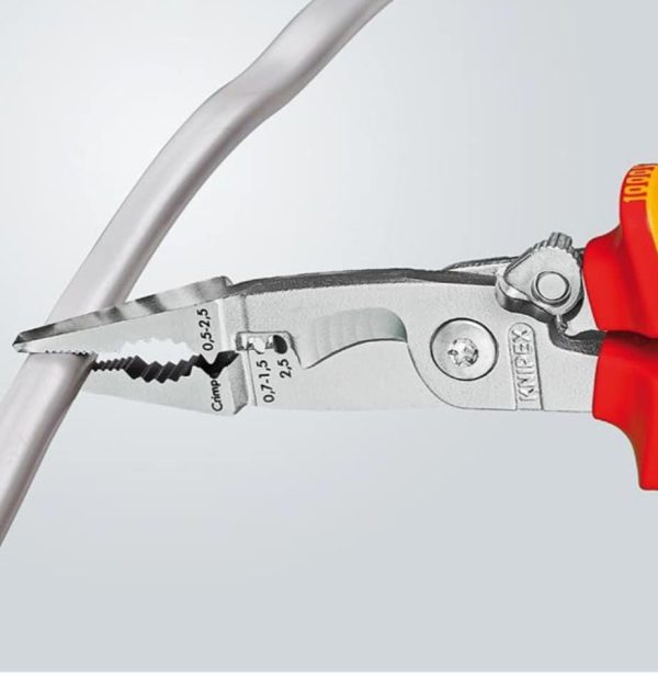 Knipex Multi-purpose pliers for electricians - Insulated 1000V - With spring - Fall prevention eyelet - Image 5