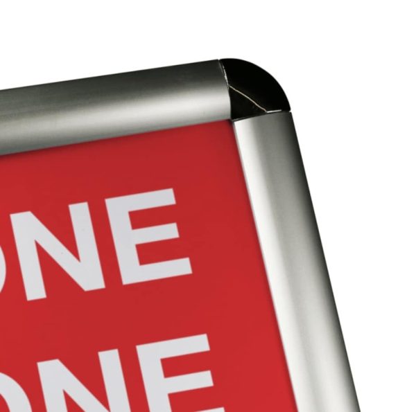 Freestanding round cornered snap frame available in A3 & A4 - Image 5