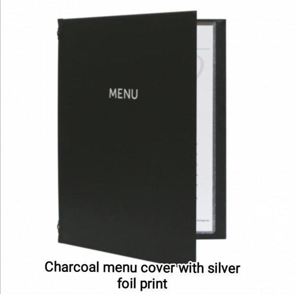 High quality A4 buckram style menu cover - Image 6