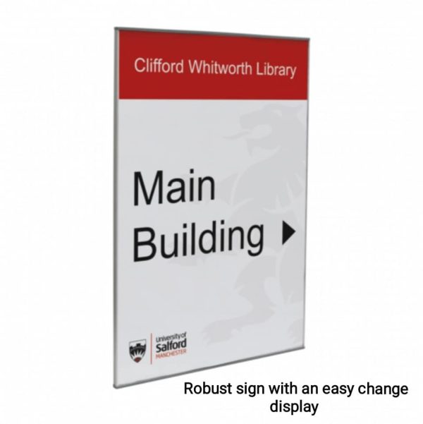 Robust Aluminium Sign Holder available in A6, A5, A4 & A3 - Image 7