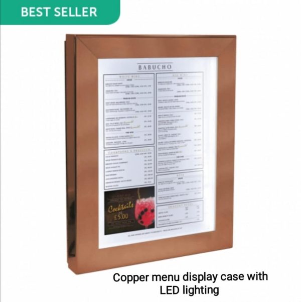 Illuminated Outdoor Menu Case With LED Lighting available in A3 & A4 sizes - Image 7