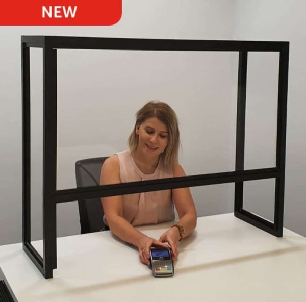 Premium sneeze screen 1000mm wide x 800mm high