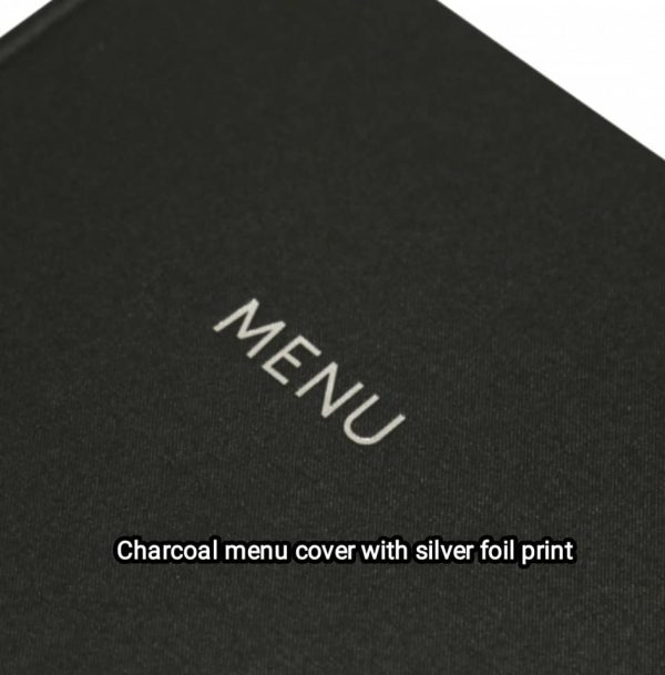 High quality A4 buckram style menu cover - Image 9