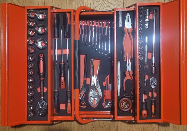 90 piece 5 Tier Cantilever Toolbox full of Tools - Image 5