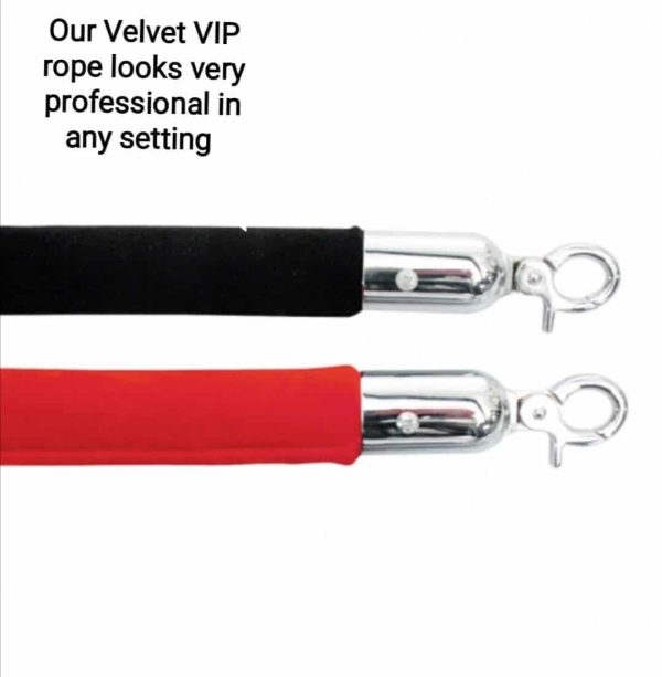 Velvet Rope for Barrier Systems