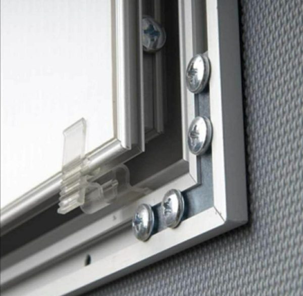 Lockable Poster Case with metal frame and high impact acrylic front panel. - Image 4