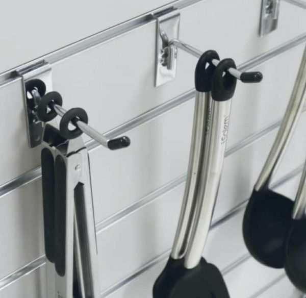 Slatwall : Single Prong hook with protective rubber endstop. - Image 6
