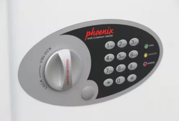 Phoenix Key Deposit Safe 48 Hooks with Electronic Lock Cygnus KS0032E 300mm x 100mm x 360mm White - Image 8