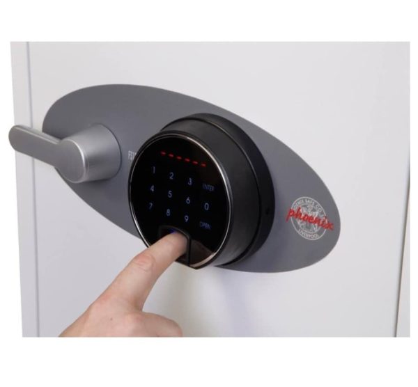 Phoenix Fireproof Safe Fingerprint lock 19 Litre White - Image 2