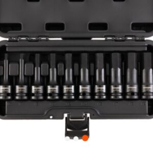 Kennedy 10 Piece Hex 1/2" Drive Impact Socket Set,