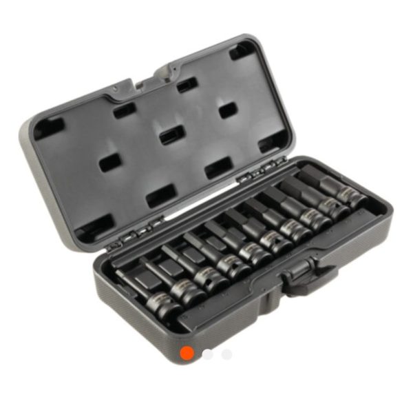 Kennedy 10 Piece Hex 1/2" Drive Impact Socket Set, - Image 3