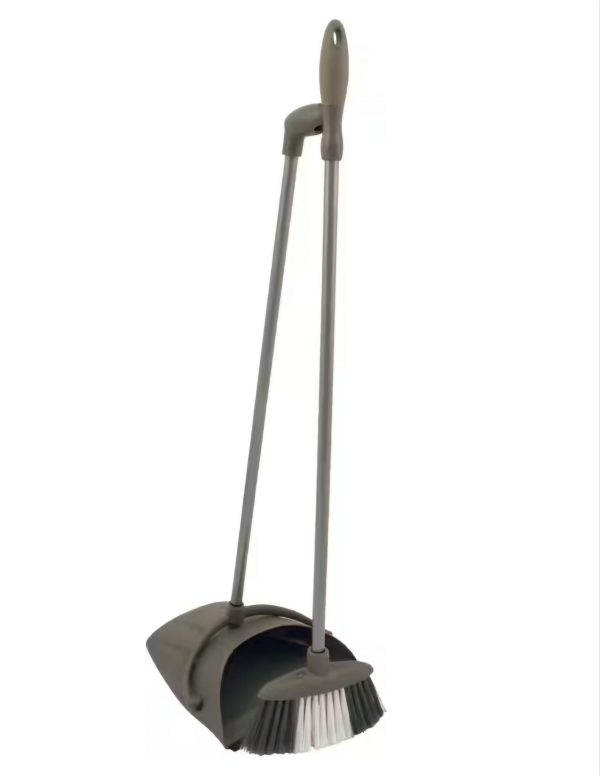 Bentley Dustpan and Brush Set Lobby 26 x 25 x 90cm Black & White
