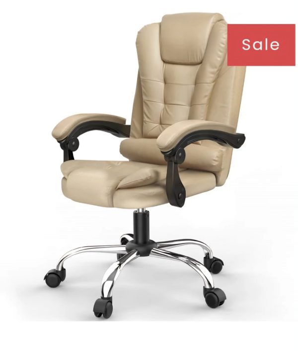 Ergonomic Executive Office Chair PU Leather High Back Computer Desk Chair with Reclining Tilt Function for Home & Office Working. - Image 8
