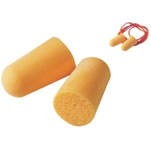3M Ear Plugs 1100 Foam Orange Pack of 200