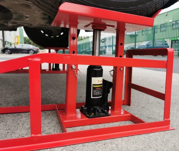 Set of Hydraulic 5 Ton Jack Vehicle Ramps. - Image 4