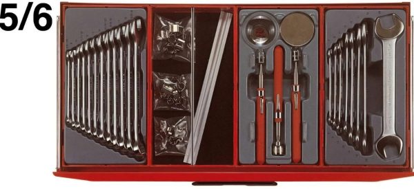 Teng Tools 26″ PRO Mega Master TT Tool Kit 1001 Pieces in a Red Toolchest. - Image 13