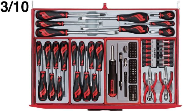 Teng Tools 26″ PRO Mega Master TT Tool Kit 1001 Pieces in a Red Toolchest. - Image 9