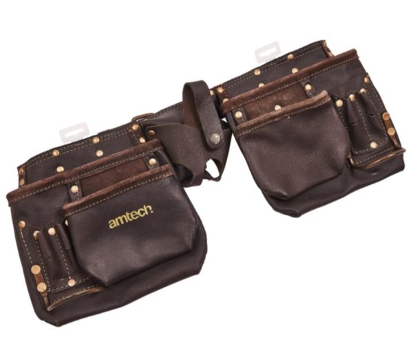 12 Pocket Heavy Duty Leather Tool Belt