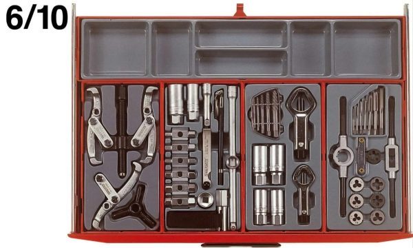 Teng Tools 26″ PRO Mega Master TT Tool Kit 1001 Pieces in a Red Toolchest. - Image 6