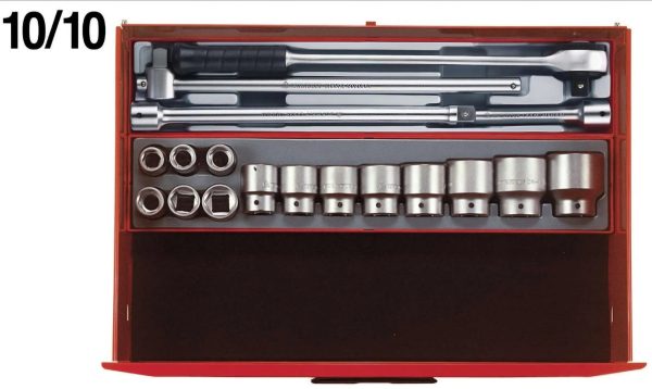 Teng Tools 26″ PRO Mega Master TT Tool Kit 1001 Pieces in a Red Toolchest. - Image 2