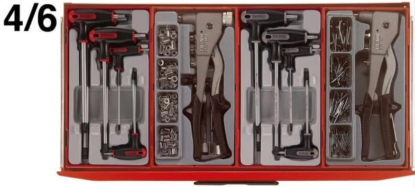 Teng Tools 26″ PRO Mega Master TT Tool Kit 1001 Pieces in a Red Toolchest. - Image 14