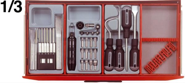 Teng Tools 26″ PRO Mega Master TT Tool Kit 1001 Pieces in a Red Toolchest. - Image 20