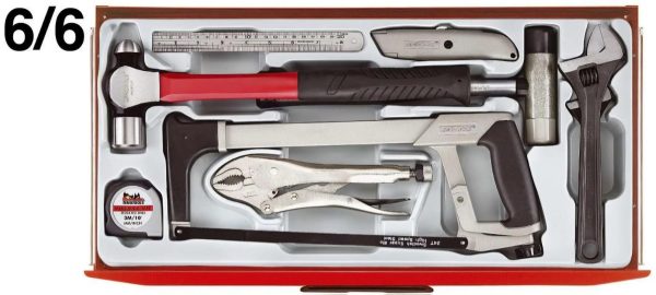 Teng Tools 26″ PRO Mega Master TT Tool Kit 1001 Pieces in a Red Toolchest. - Image 12