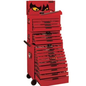 Teng Tools 26″ PRO Mega Master TT Tool Kit 1001 Pieces in a Red Toolchest.