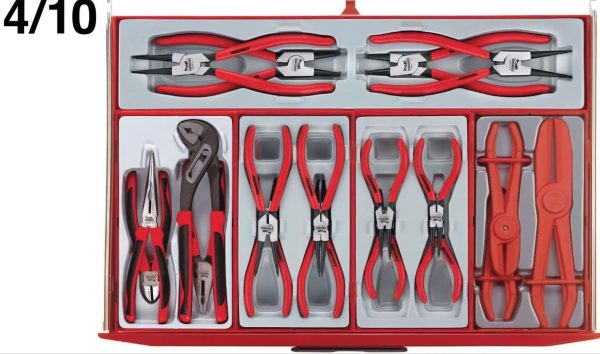 Teng Tools 26″ PRO Mega Master TT Tool Kit 1001 Pieces in a Red Toolchest. - Image 8