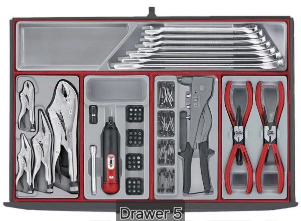 Teng Tool 649 Piece Workshop Tool Kit. - Image 5