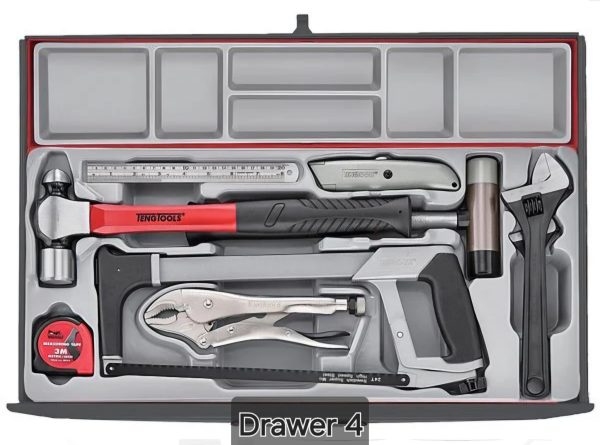 Teng Tool 649 Piece Workshop Tool Kit. - Image 6