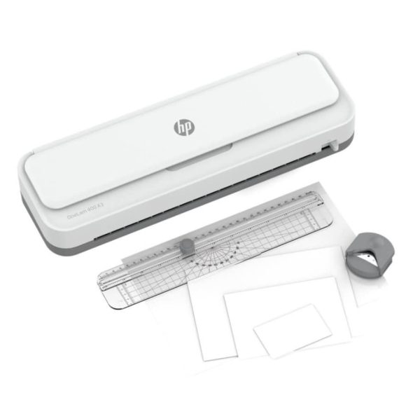 HP OneLam 400 46 x 14 x 8.6 cm A3 Laminator 400 mm/min. 125 Micron 2 min warm-up period. - Image 3