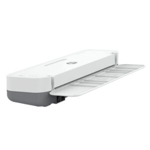 HP OneLam 400 46 x 14 x 8.6 cm A3 Laminator 400 mm/min. 125 Micron 2 min warm-up period.
