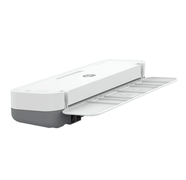 HP OneLam 400 46 x 14 x 8.6 cm A3 Laminator 400 mm/min. 125 Micron 2 min warm-up period.