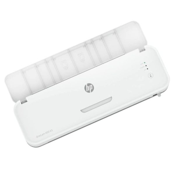 HP OneLam 400 46 x 14 x 8.6 cm A3 Laminator 400 mm/min. 125 Micron 2 min warm-up period. - Image 6
