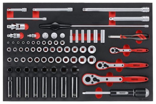 Teng Tools 7 Drawer Tool Trolley with tools included. - Image 7
