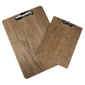 Wooden Menu Clipboard in A4 & A5