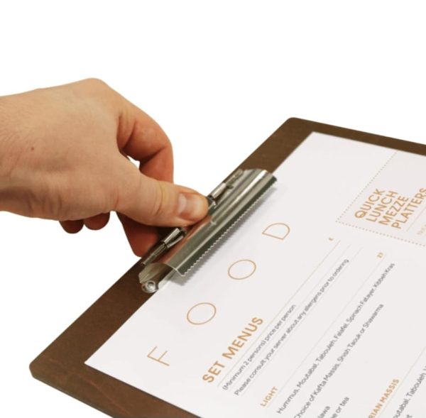 Wooden Menu Clipboard in A4 & A5 - Image 4