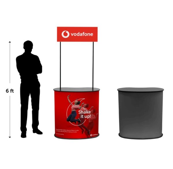 Promotion Stand with Wooden Counter ideal for exhibitions - Image 3