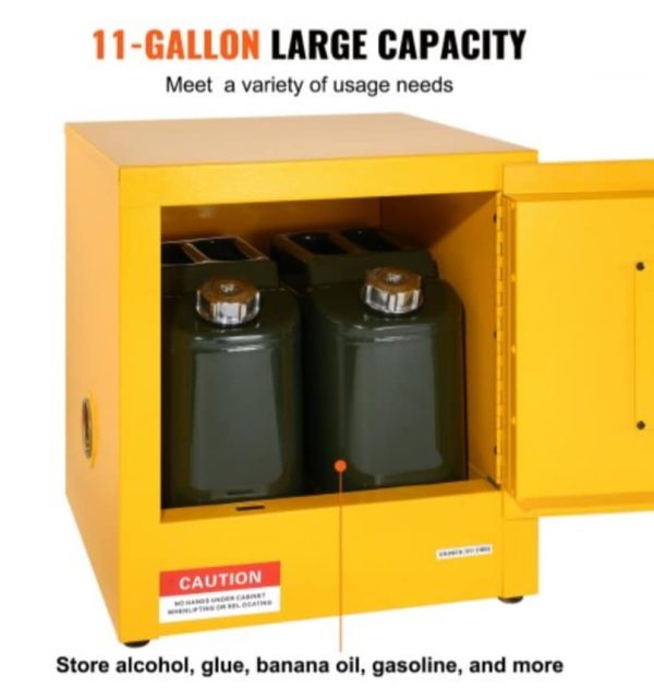 11 Gallon Safety Cabinet for Hazardous Substances. - Image 3