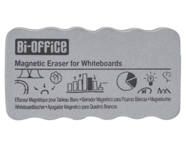 Whiteboard Eraser Magnetic 10.5 x 5.5 cm Grey - Image 2