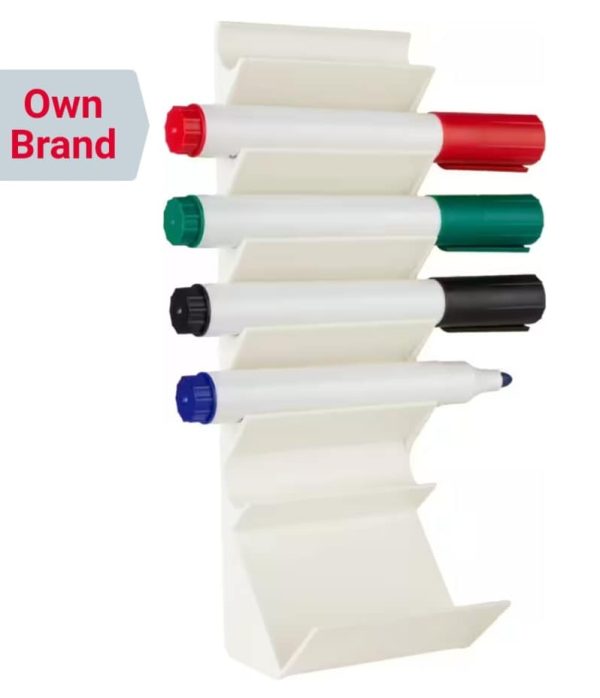 Magnetic Whiteboard Pen Holder for 6 Pens. - Image 2