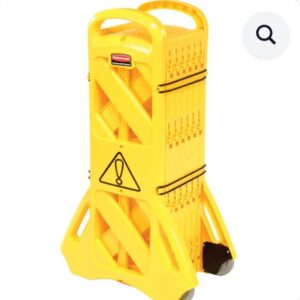 Mobile Barrier, 13 Feet in Yellow